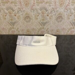 TRIANGL Sun Visor White Beach Vacation‎ Preppy Stretch